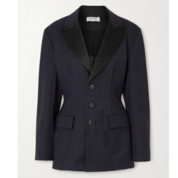 BRAND NEW with TAGS - Gauchere Dark Blue Blazere  with Satin trim - Picture 1 of 10